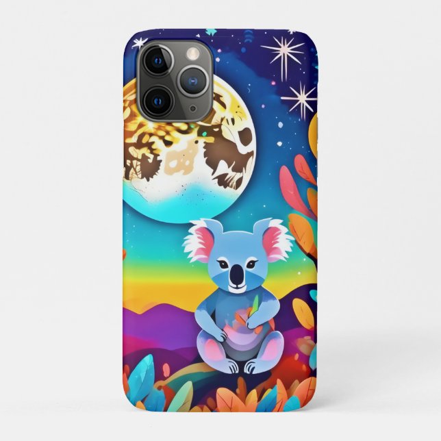 Koala's Moonlit Night Case-Mate iPhone Case (Back)