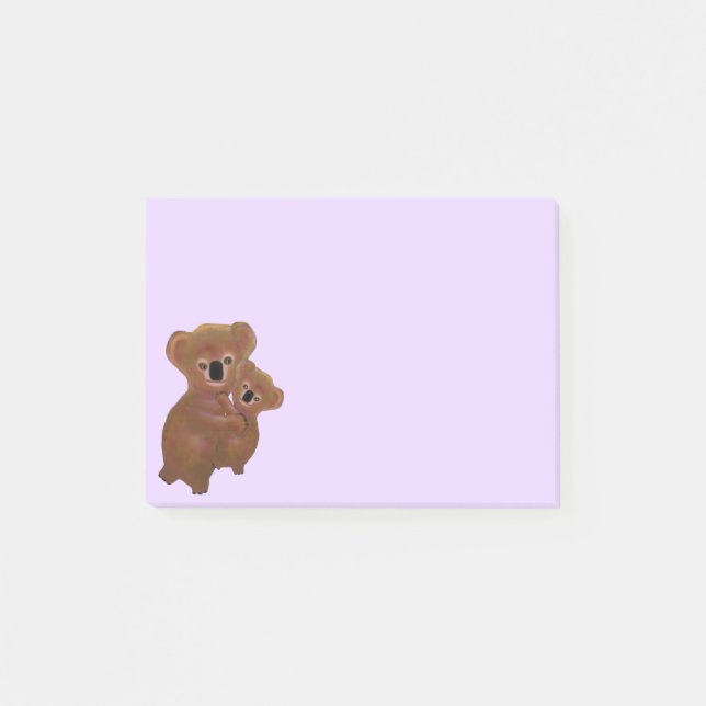 Koalas New Baby Post-it® Notes (Front)