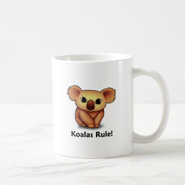 Koalas Rule! Coffee Mug (Right)