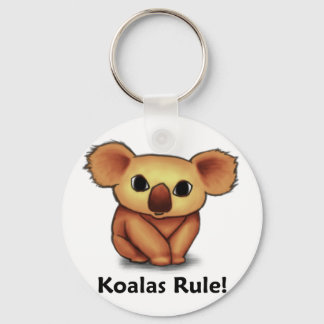 Koalas Rule! Key Ring