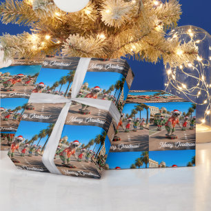 Koalas Skateboarding Christmas Wrapping Paper