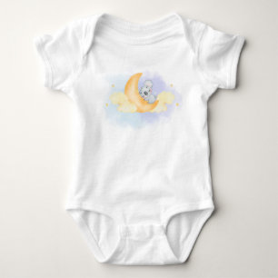 Koalas Sleep On The Moon Baby Bodysuit