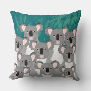 Koalas Throw Pillow