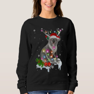 Koalas Xmas Santa Hat Koala Christmas Sweatshirt
