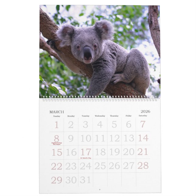 Koalendar  calendar (Mar 2026)
