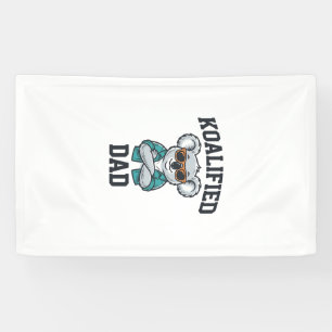 Koalified Dad Cute Koala Father Shirt Design_1 Banner