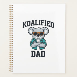 Koalified Dad Cute Koala Father Shirt Design_1 Planner