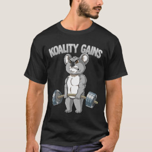 Koality Gains Koala Gym Bodybuilding T-Shirt