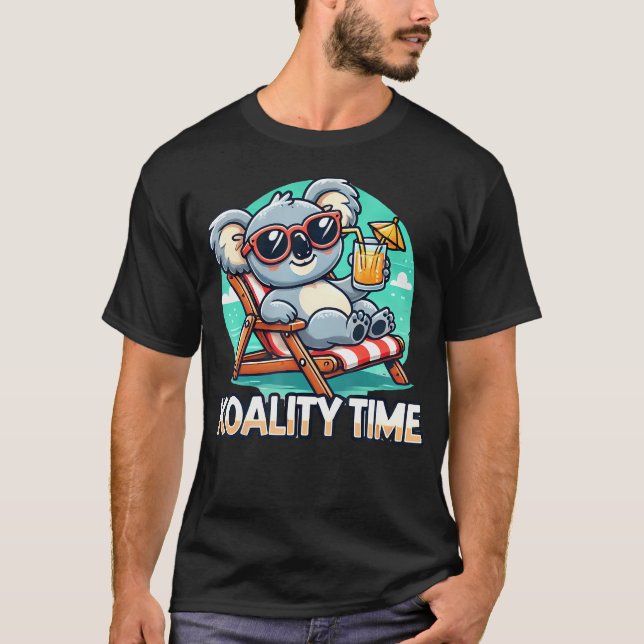 Koality Time - Relaxing Koala T-Shirt (Front)