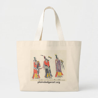 Koba: Distinguished chiefs in their state dress Large Tote Bag