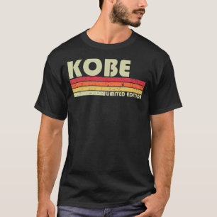 KOBE Gift Name Personalised Funny Retro Vintage Bi T-Shirt
