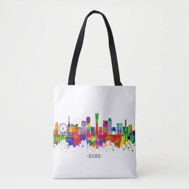 Kobe Japan Skyline Tote Bag (Front)