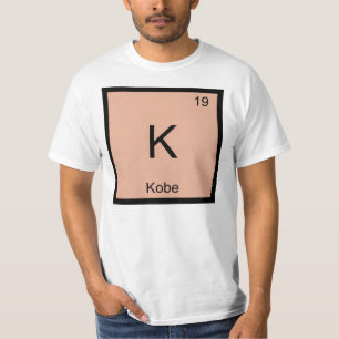 Kobe Name Chemistry Element Periodic Table T-Shirt