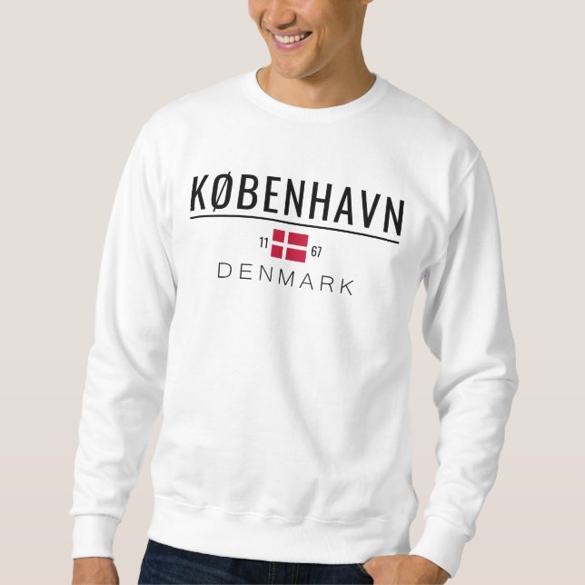 København (Copenhagen) Denmark 1167 Sweatshirt (Front)