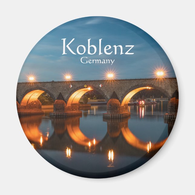 Koblenz Germany Souvenir Magnet (Front)