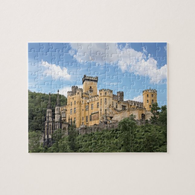 Koblenz, Germany, Stolzenfels Castle, Schloss Jigsaw Puzzle (Horizontal)