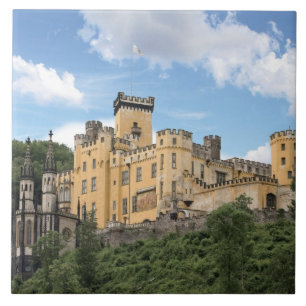Koblenz, Germany, Stolzenfels Castle, Schloss Tile