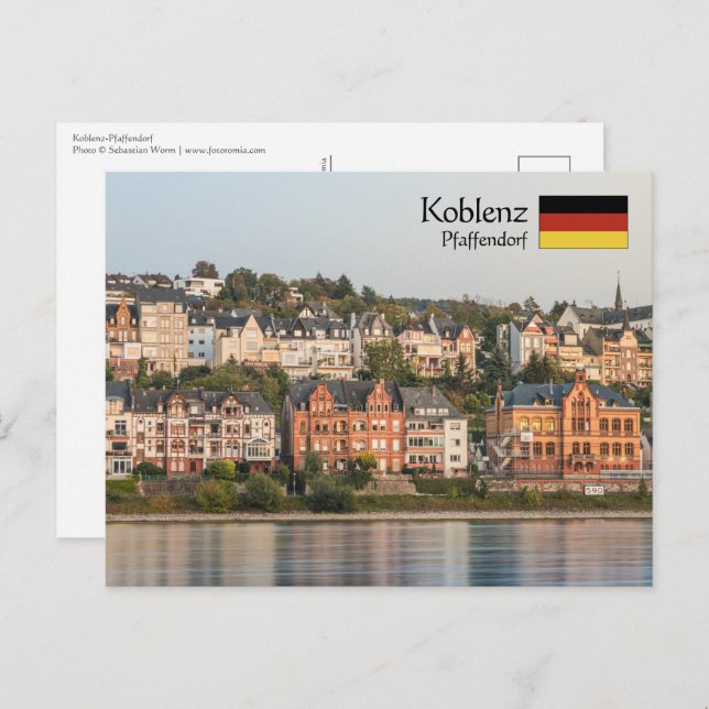 Koblenz Pfaffendorf Postcard (Front/Back)