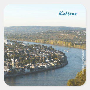 Koblenz Square Sticker