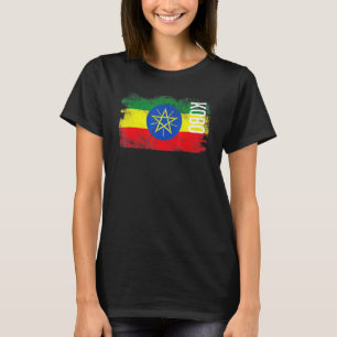 Kobo Ethiopia Flag For Ethiopians Men Women Kids T-Shirt