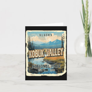 Kobuk Valley National Park Alaska Hiking Camping Card