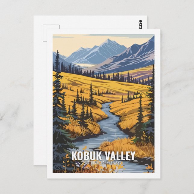 Kobuk Valley National Park Alaska USA  Postcard (Front/Back)