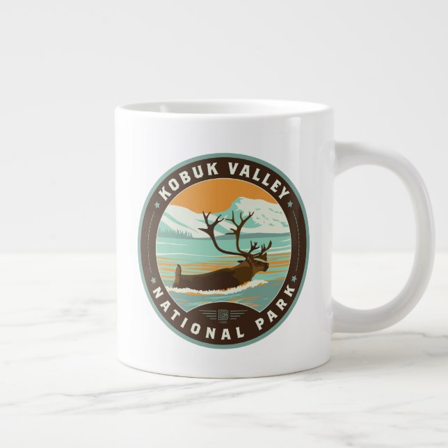 Kobuk Valley National Park Large Coffee Mug (Right)