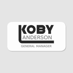 Koby Name Tag