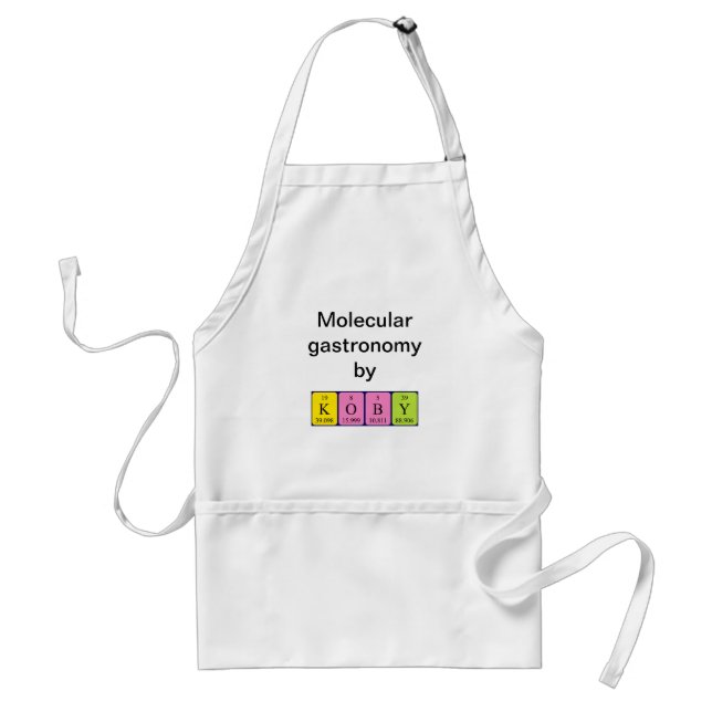 Koby periodic table name apron (Front)