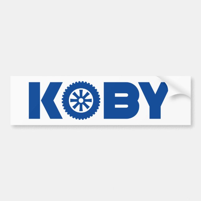 Koby Petrol Head Bumper Sticker (Front)
