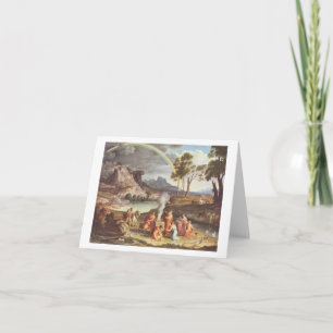 Koch -  Landschaft mit dem Dankopfer Noahs, 1809 Holiday Card