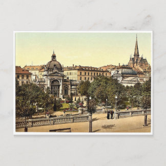 Kochbrunnen, Wiesbaden, Hesse-Nassau, Germany magn Postcard