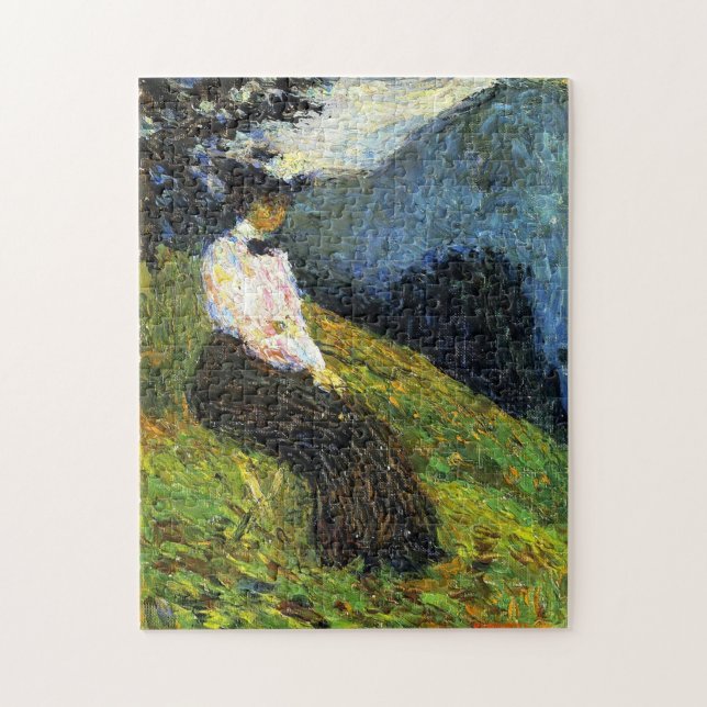 Kochel Gabriele Munter by Vassily Kandinsky Jigsaw Puzzle (Vertical)