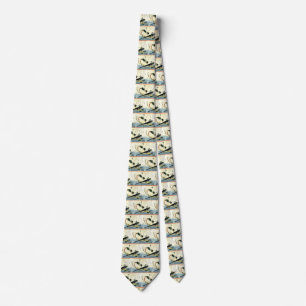 Kochi (Bartail Flathead) Hiroshige's Japanese Fish Tie