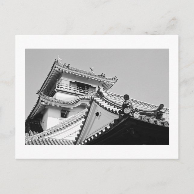 Kochi Castle: Japan Postcard (Front)