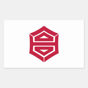 Kochi city flag Kochi prefecture japan symbol Rectangular Sticker