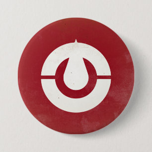 Kochi prefecture 7.5 cm round badge