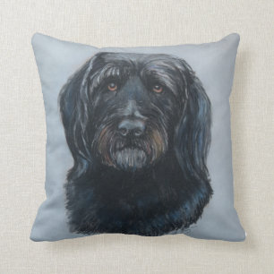 Koda Golden Doodle Dog Art Pillow