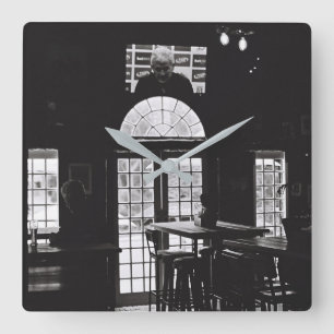 Kodak Film BNW Bar Beer TV Windows Wall Clock