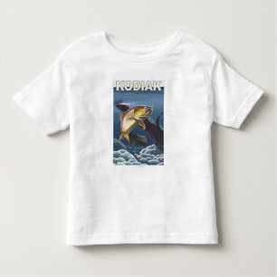 Kodiak, AlaskaCutthroat Trout Cross-Section Toddler T-Shirt
