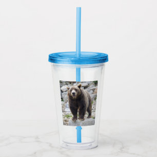 Kodiak Bear Acrylic Tumbler