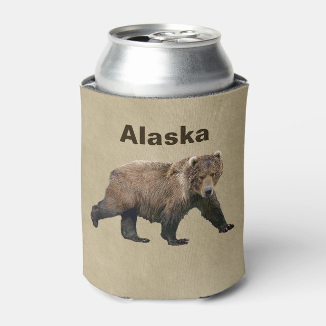 Kodiak Bear Can Cooler (Can Front)