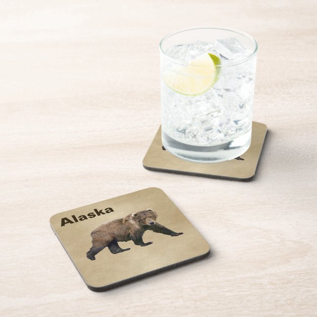 Kodiak Bear Coaster (Right Side)