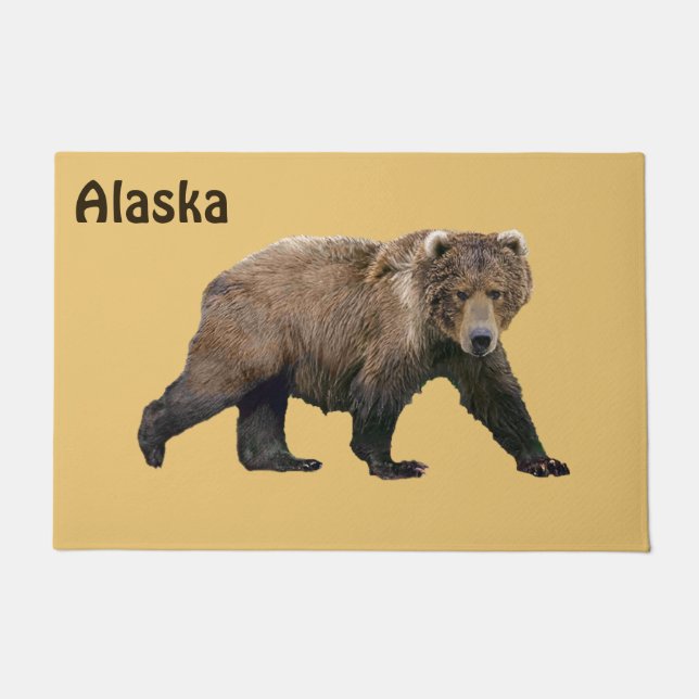 Kodiak Bear Doormat (Front)