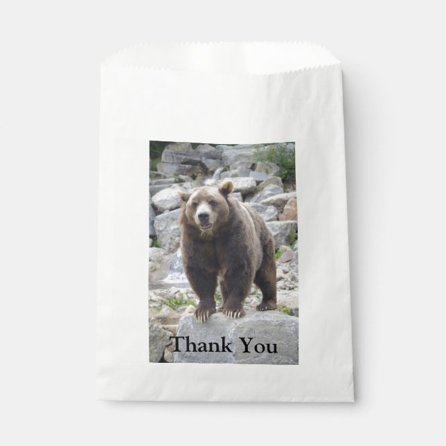 Kodiak Bear Favour Bag (Front)