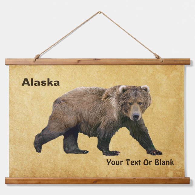 Kodiak Bear Hanging Tapestry (Front)