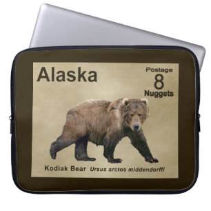 Kodiak Bear Laptop Sleeve