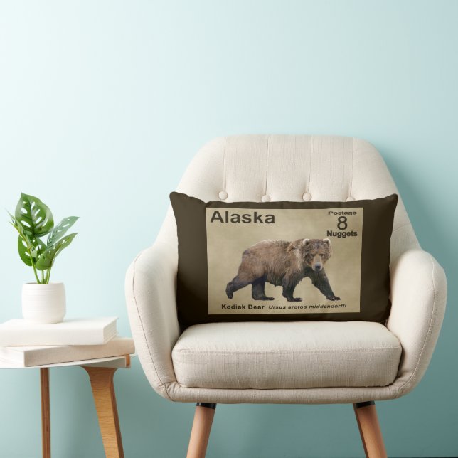 Kodiak Bear Lumbar Cushion (Chair)
