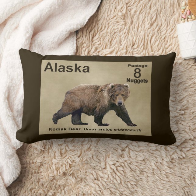 Kodiak Bear Lumbar Cushion (Blanket)