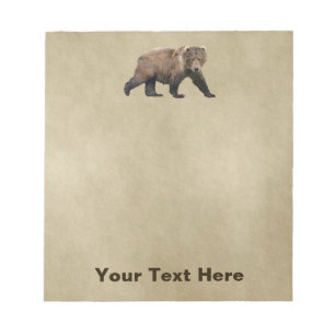 Kodiak Bear Notepad